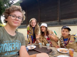 Souper après la montée